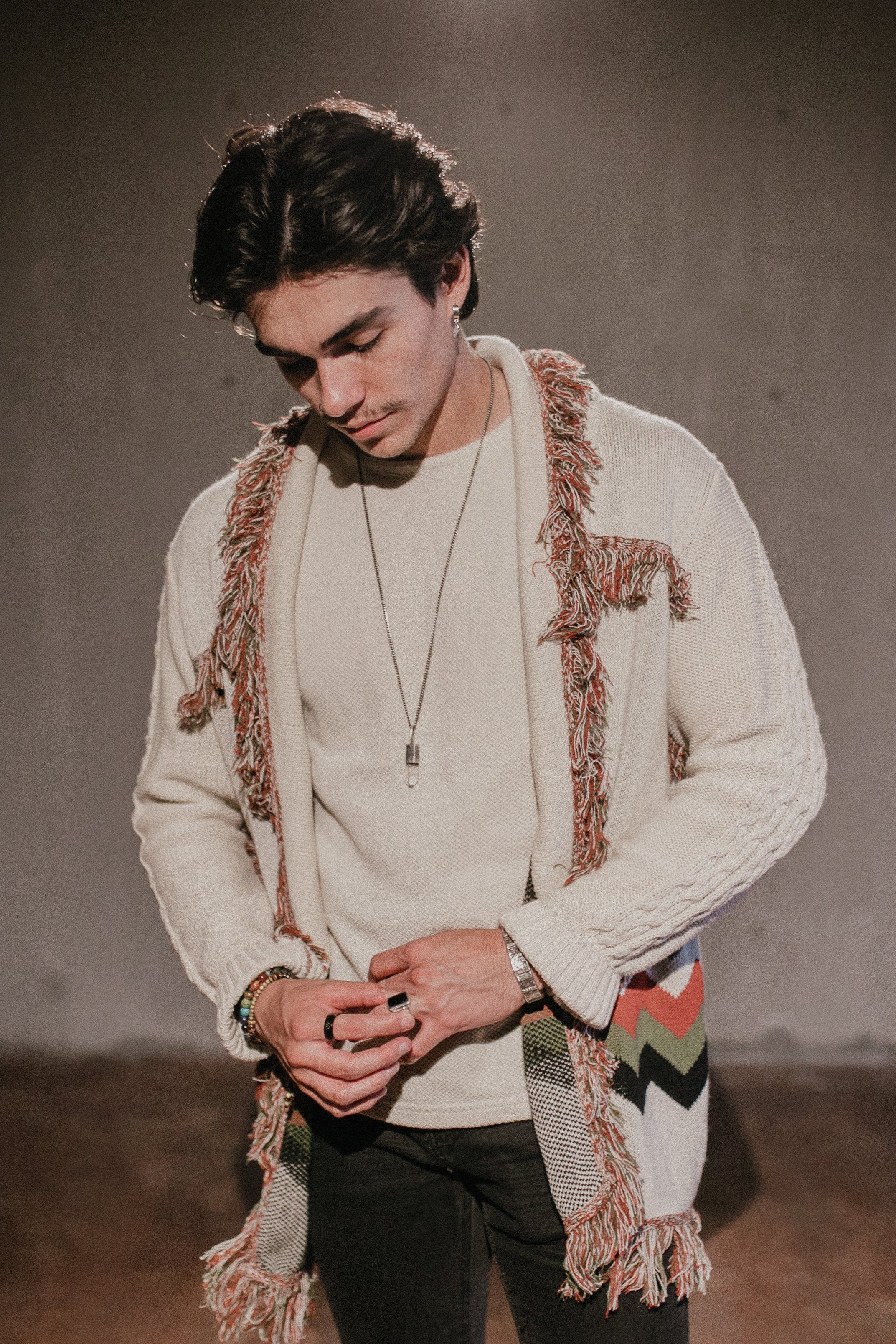 Paricutin V-Neck Heritage Cardigan