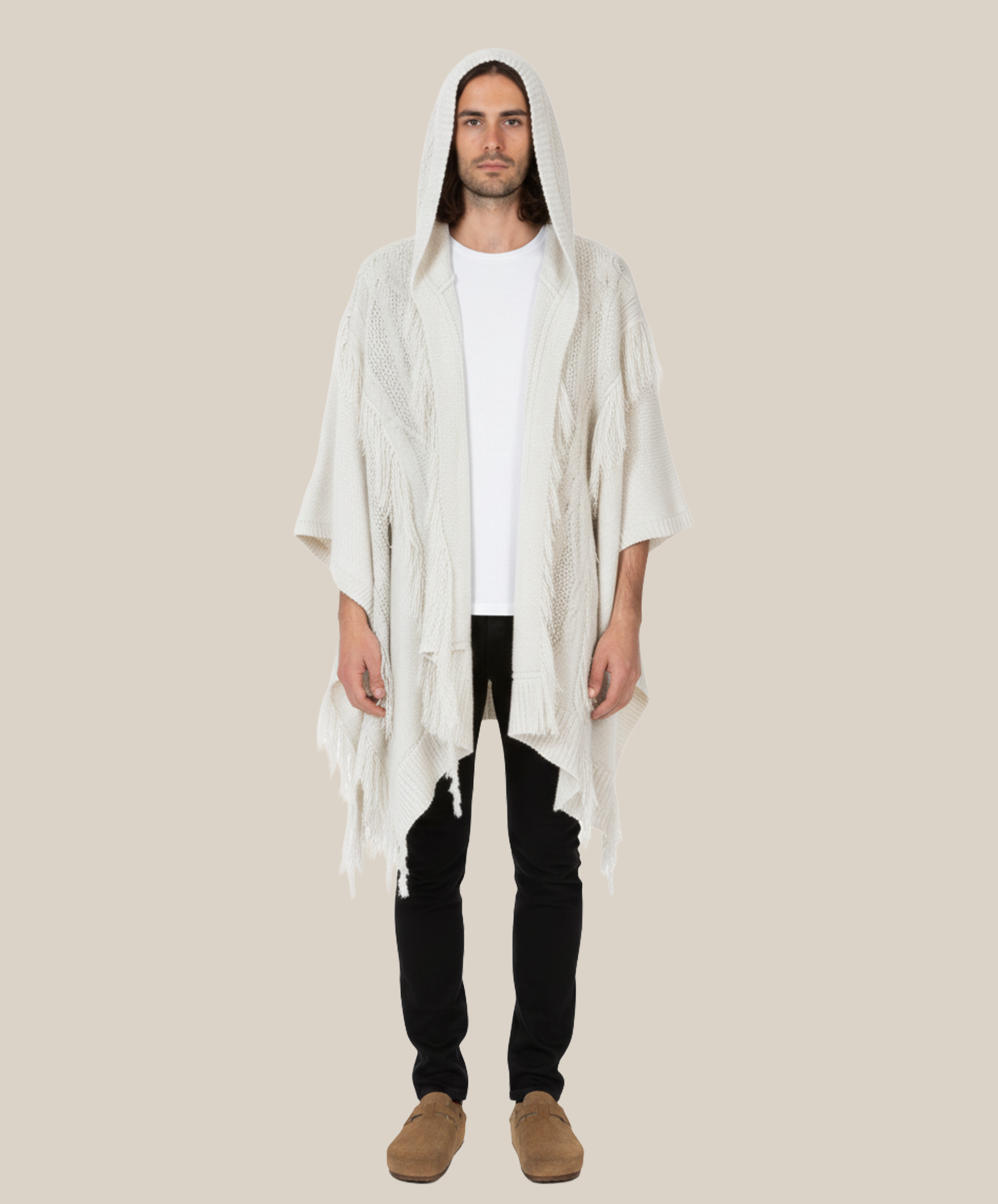 Full Moon Hoodie Poncho
