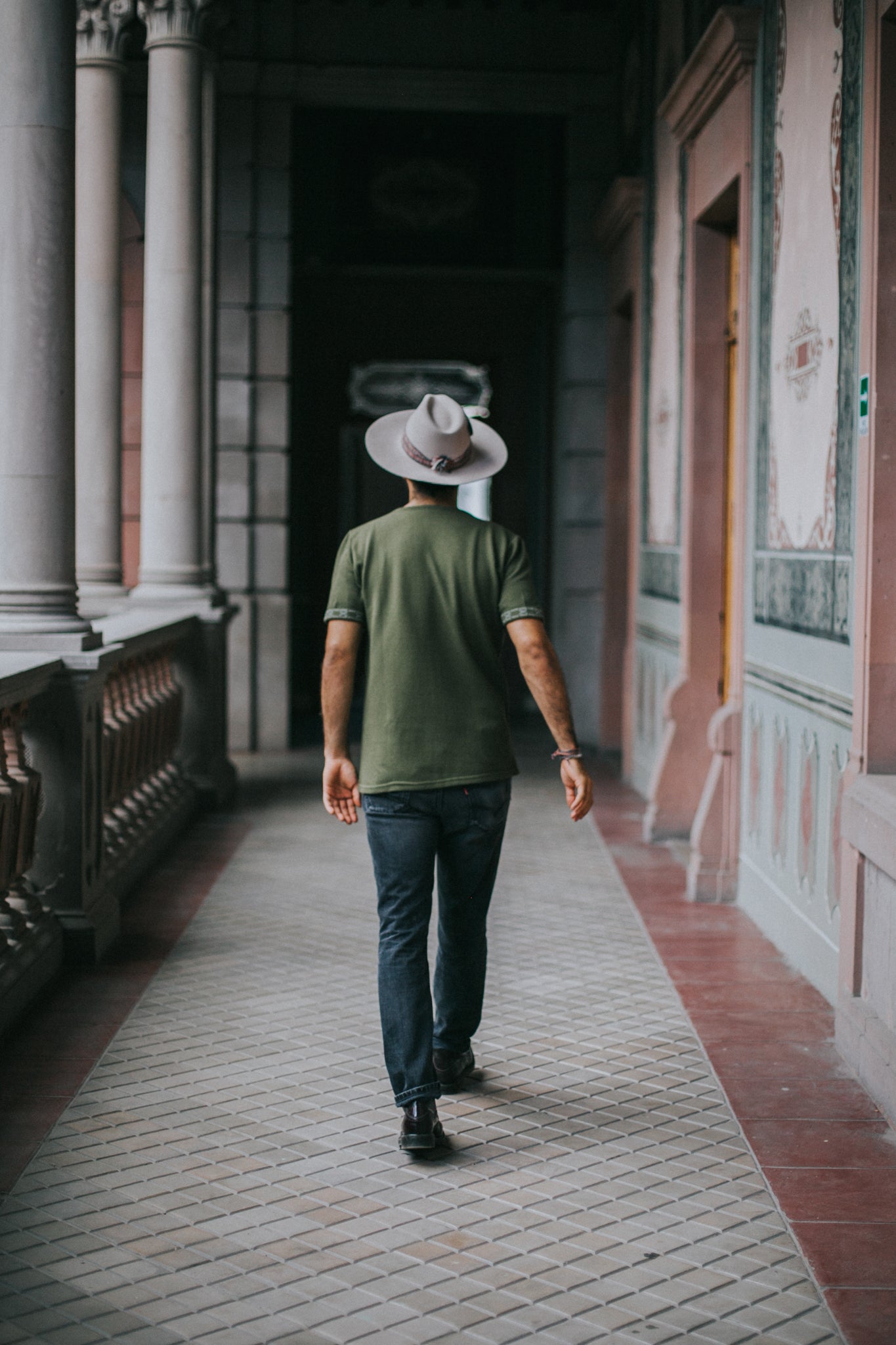 Root Moss Green Light-Knit Shirt