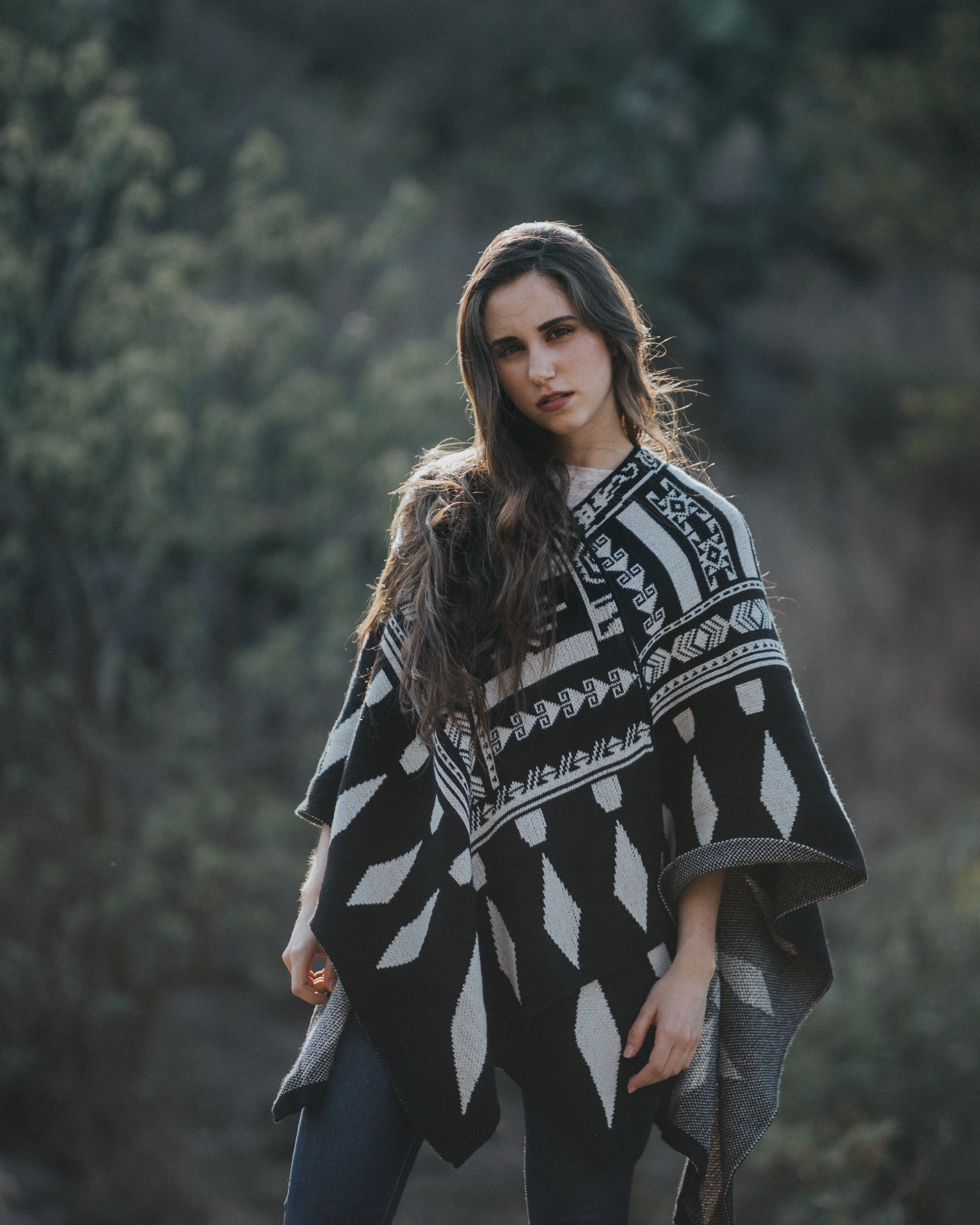 Echoes Cape Poncho