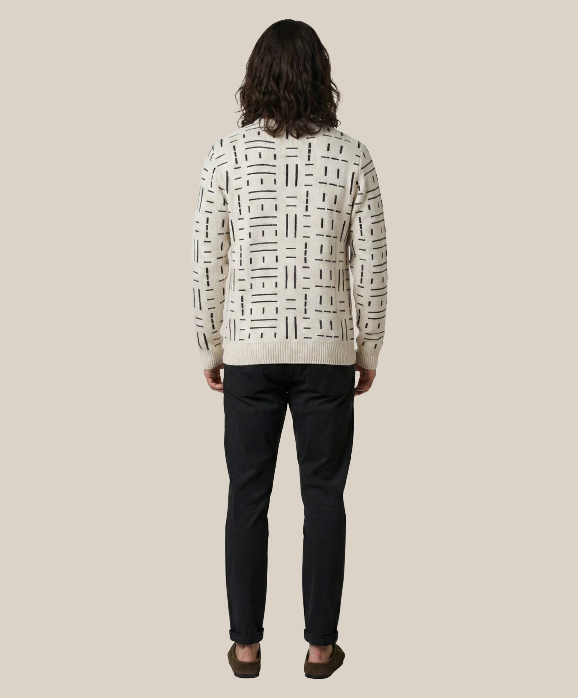 Tenoch Ash & Black Lounge Sweater