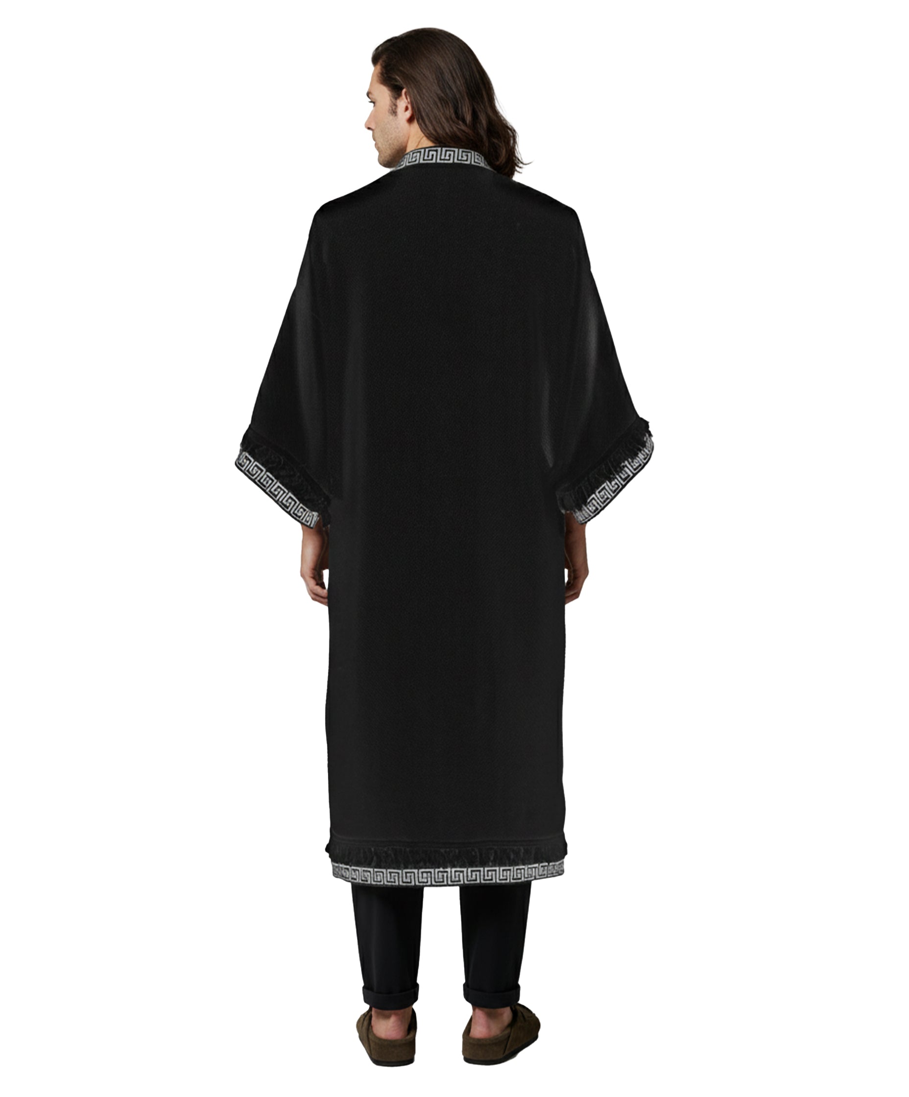 Yoru Black Cape Kimono