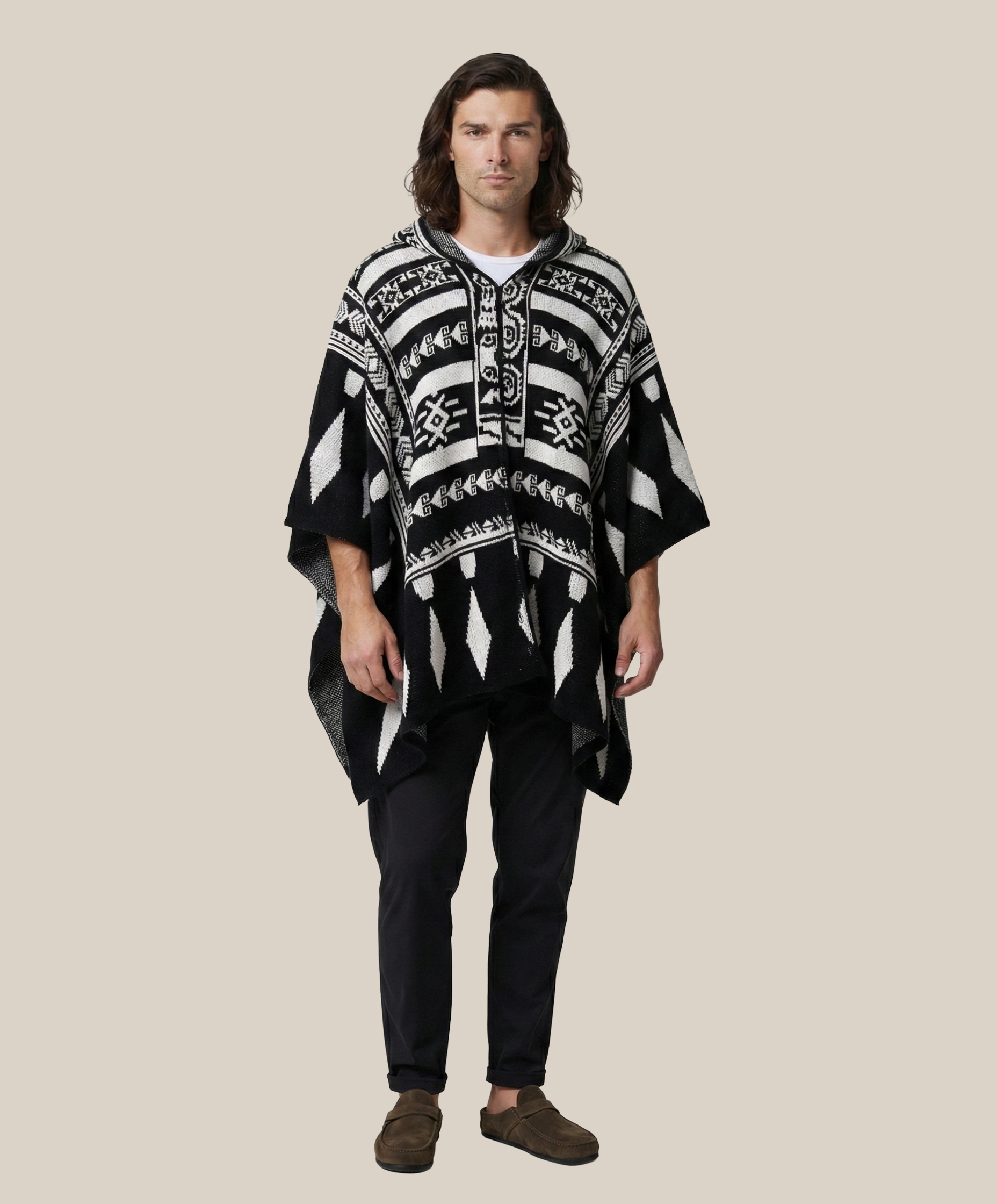 Echoes Hoodie Poncho