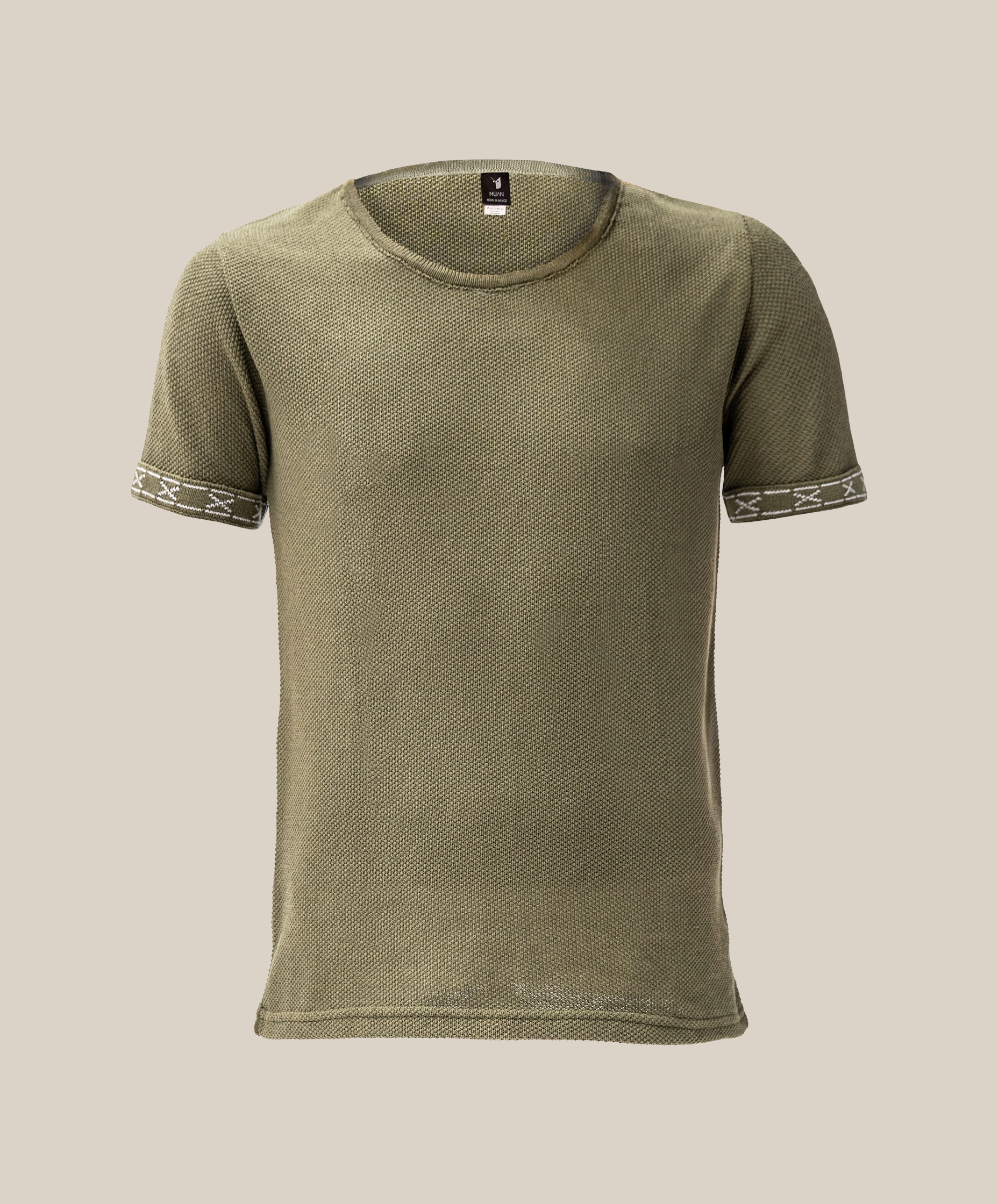 Root Moss Green Light-Knit Shirt