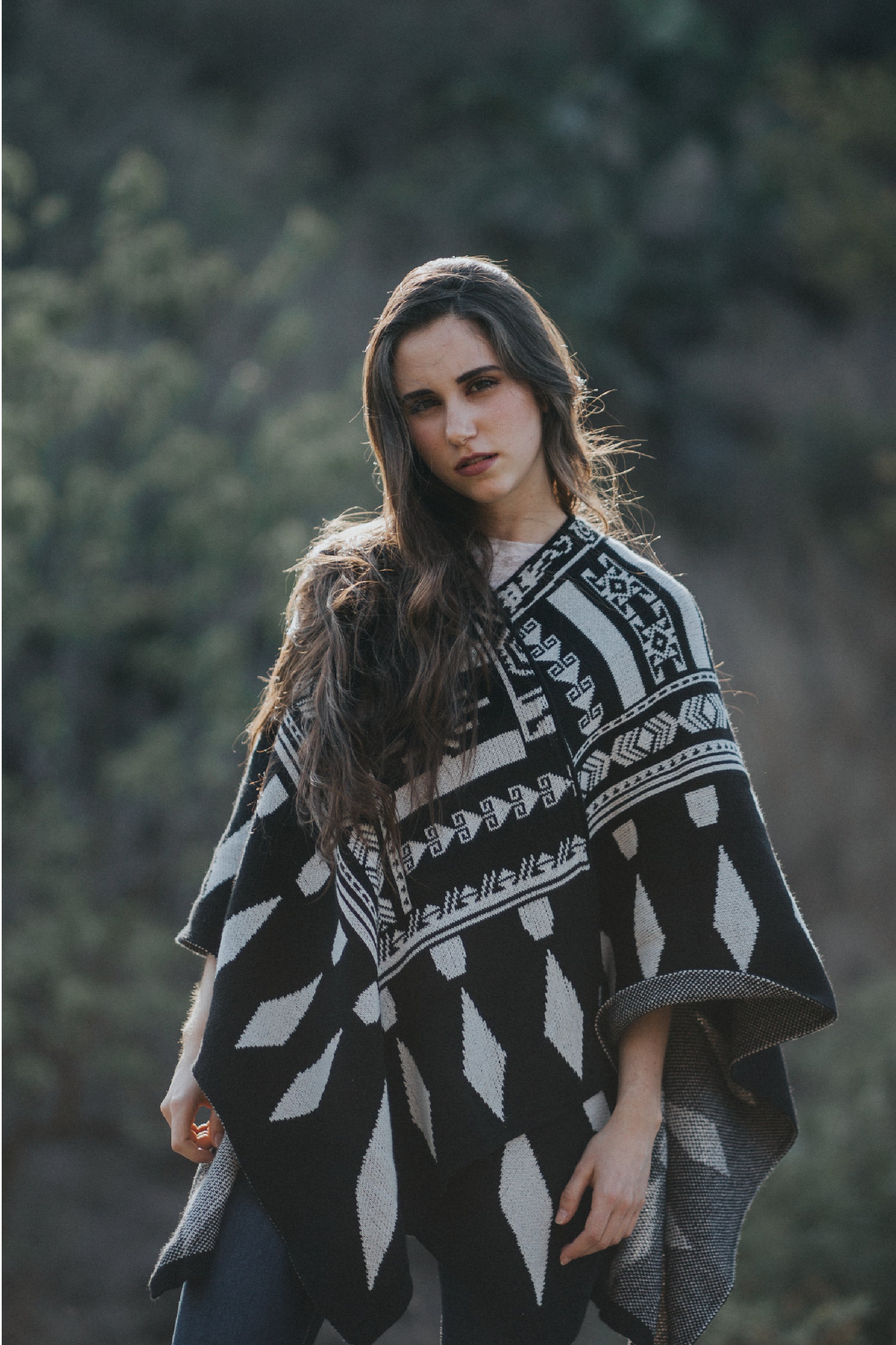 Echoes Hoodie Poncho