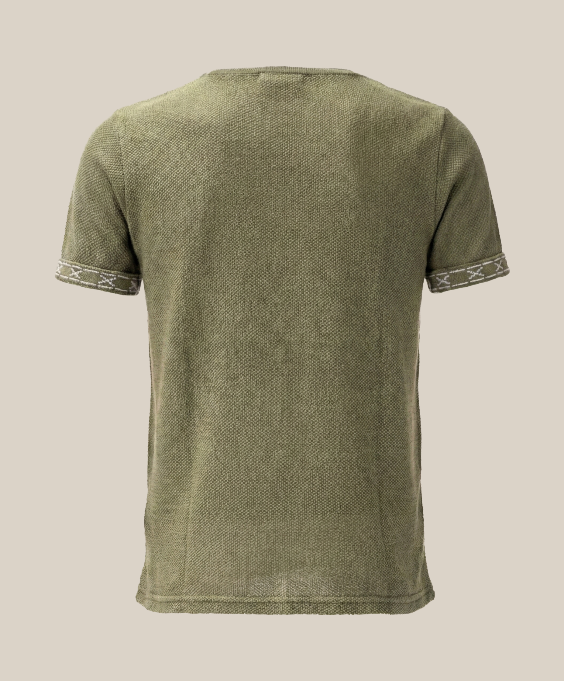 Root Moss Green Light-Knit Shirt