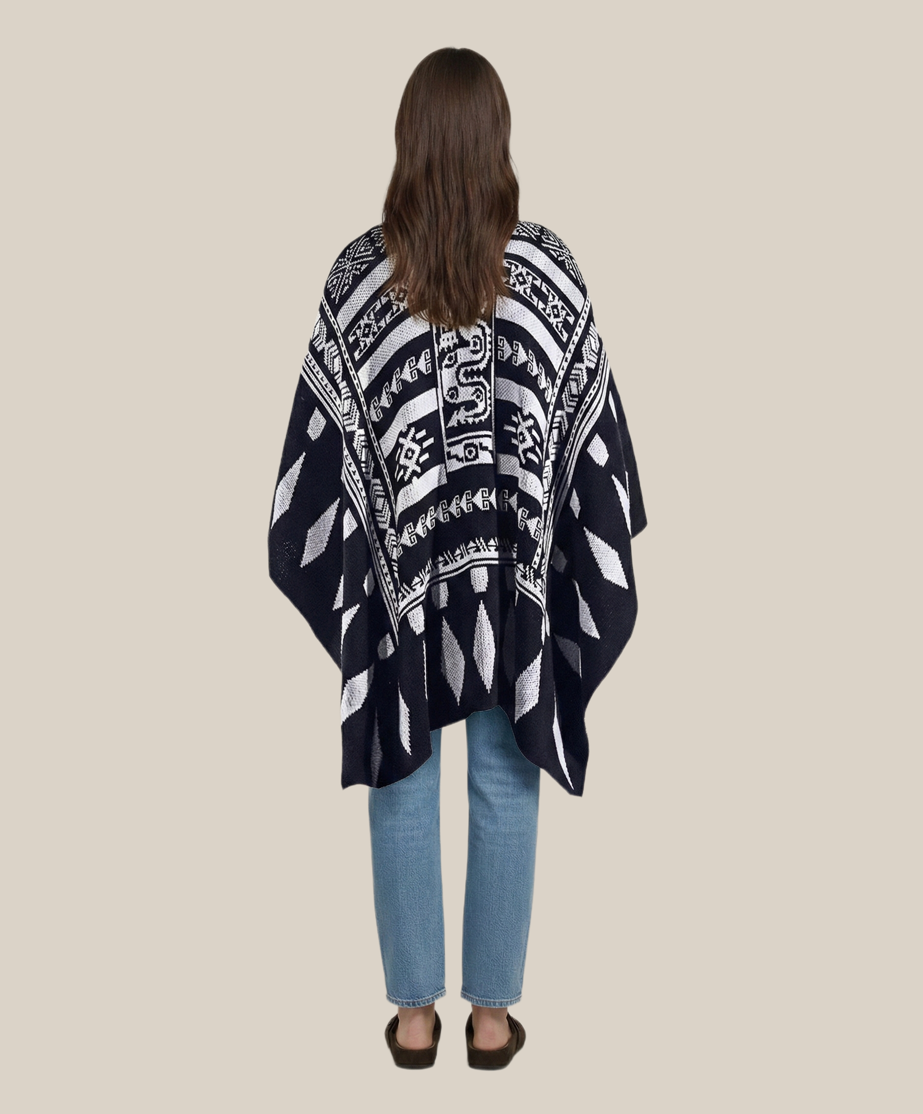 Echoes Cape Poncho