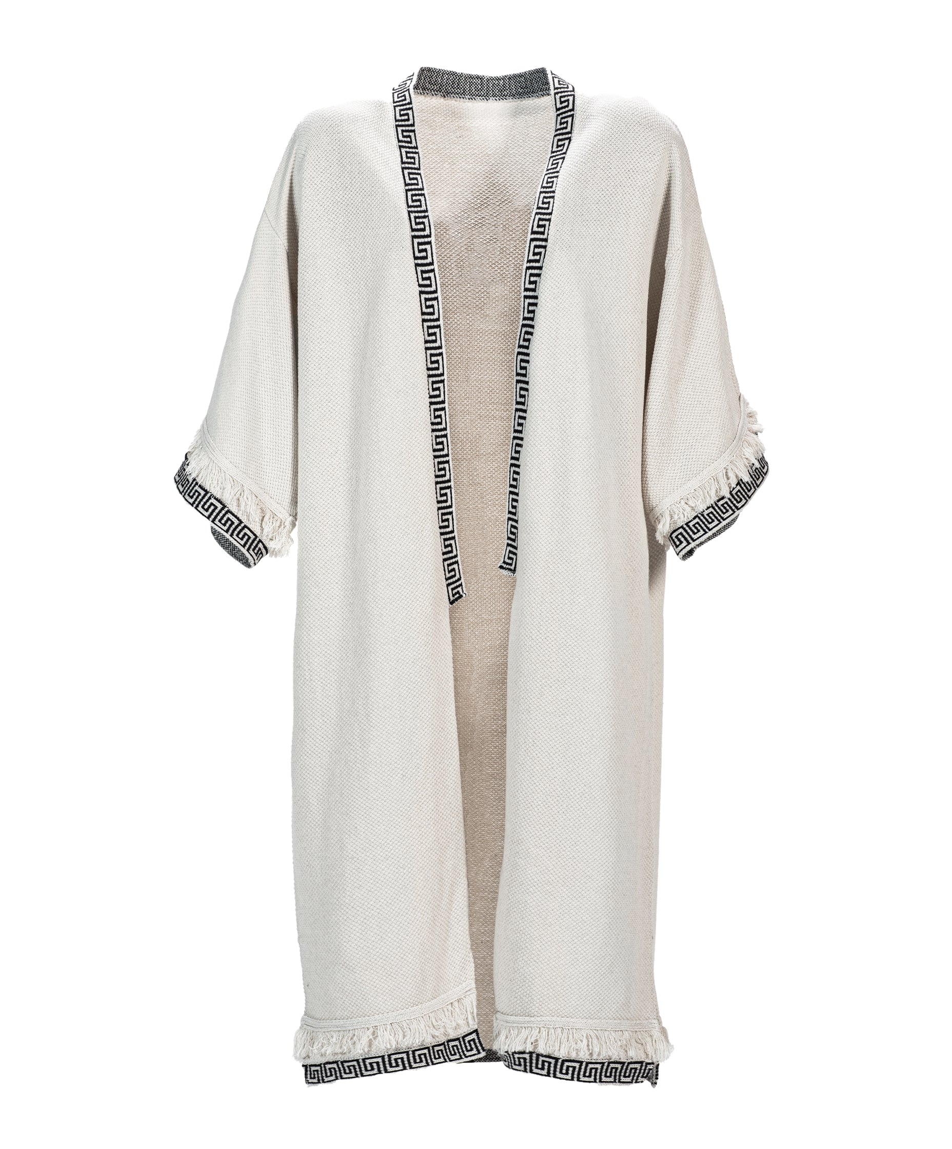 Yoake Ash White Cape Kimono