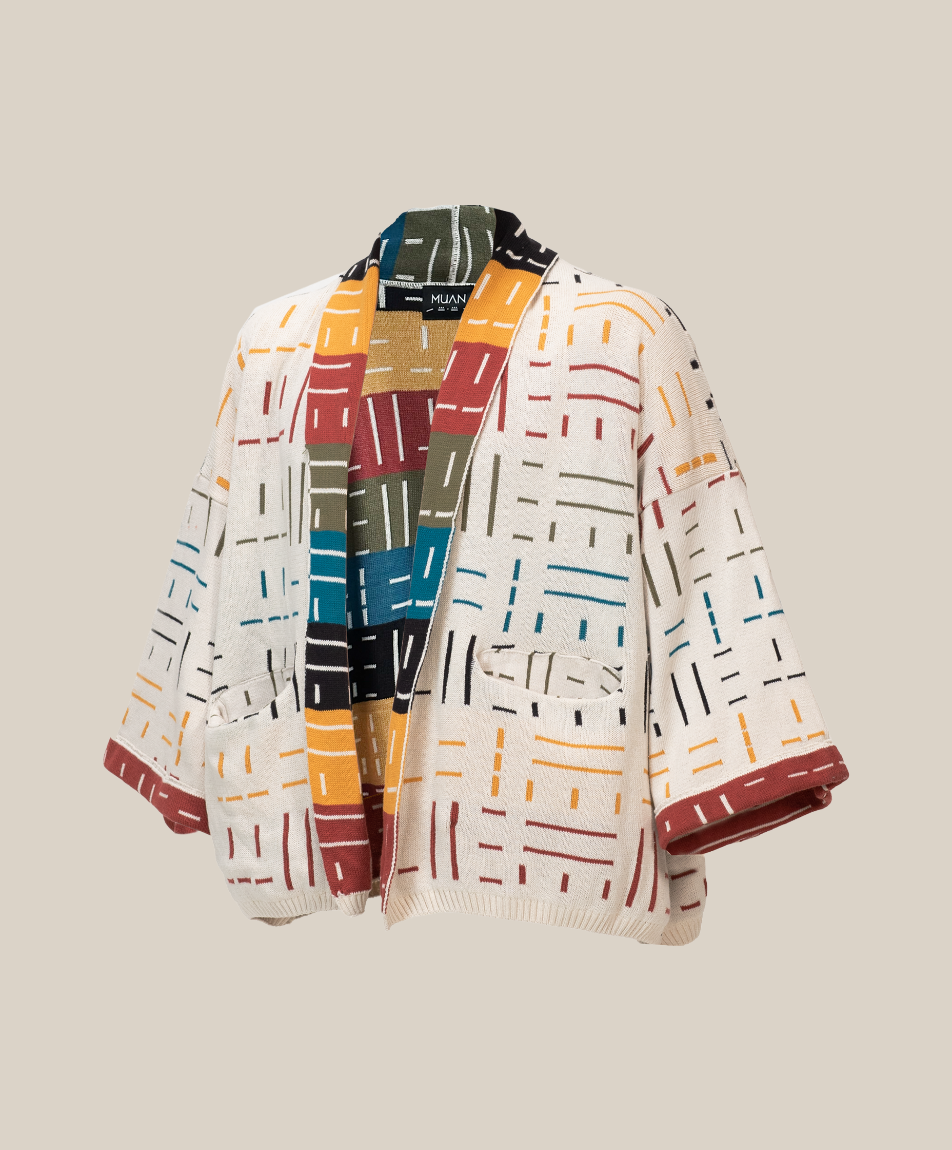 Tonalli Ash & Multicolor Lounge Robe