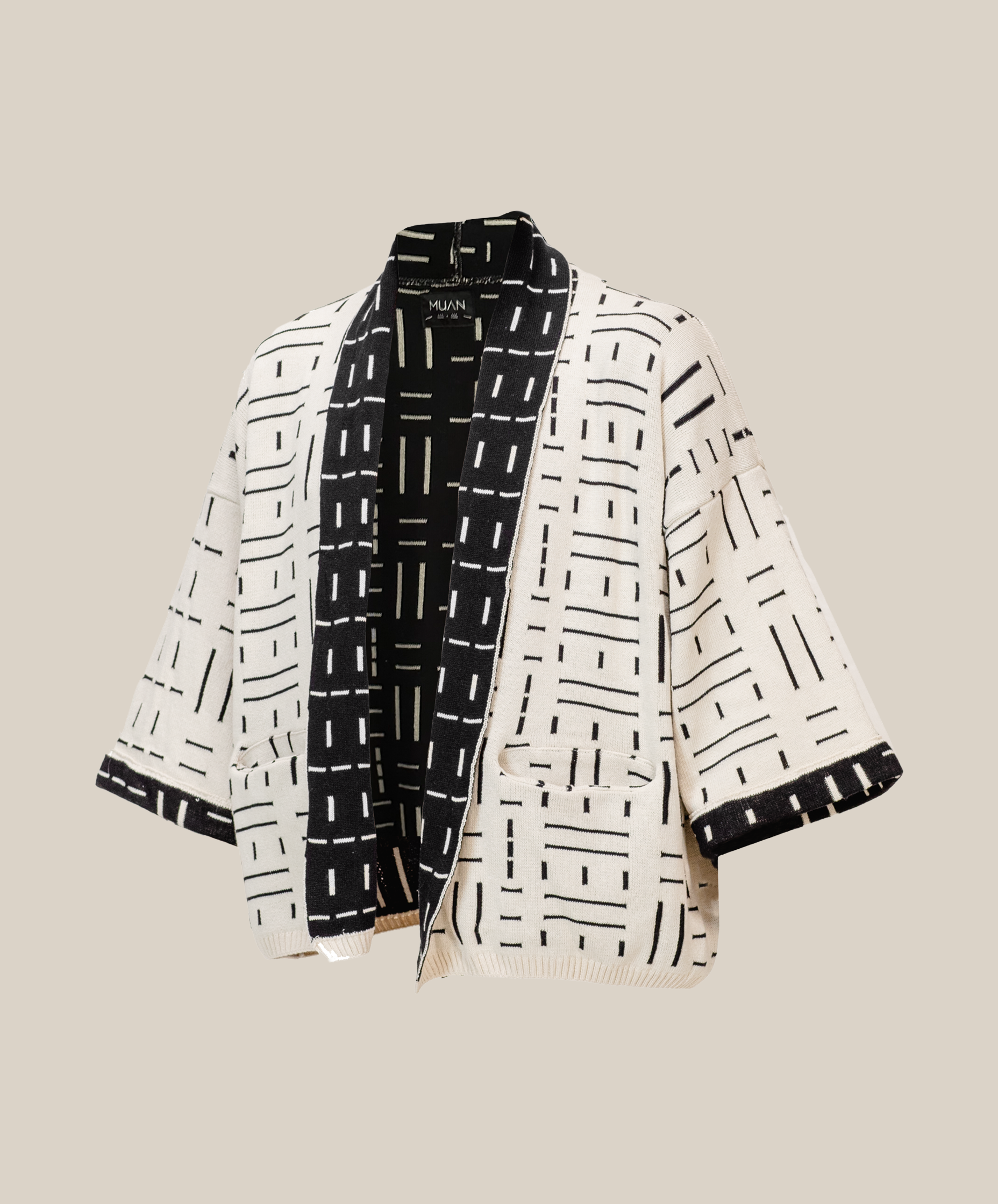 Tenoch Ash & Black Lounge Robe