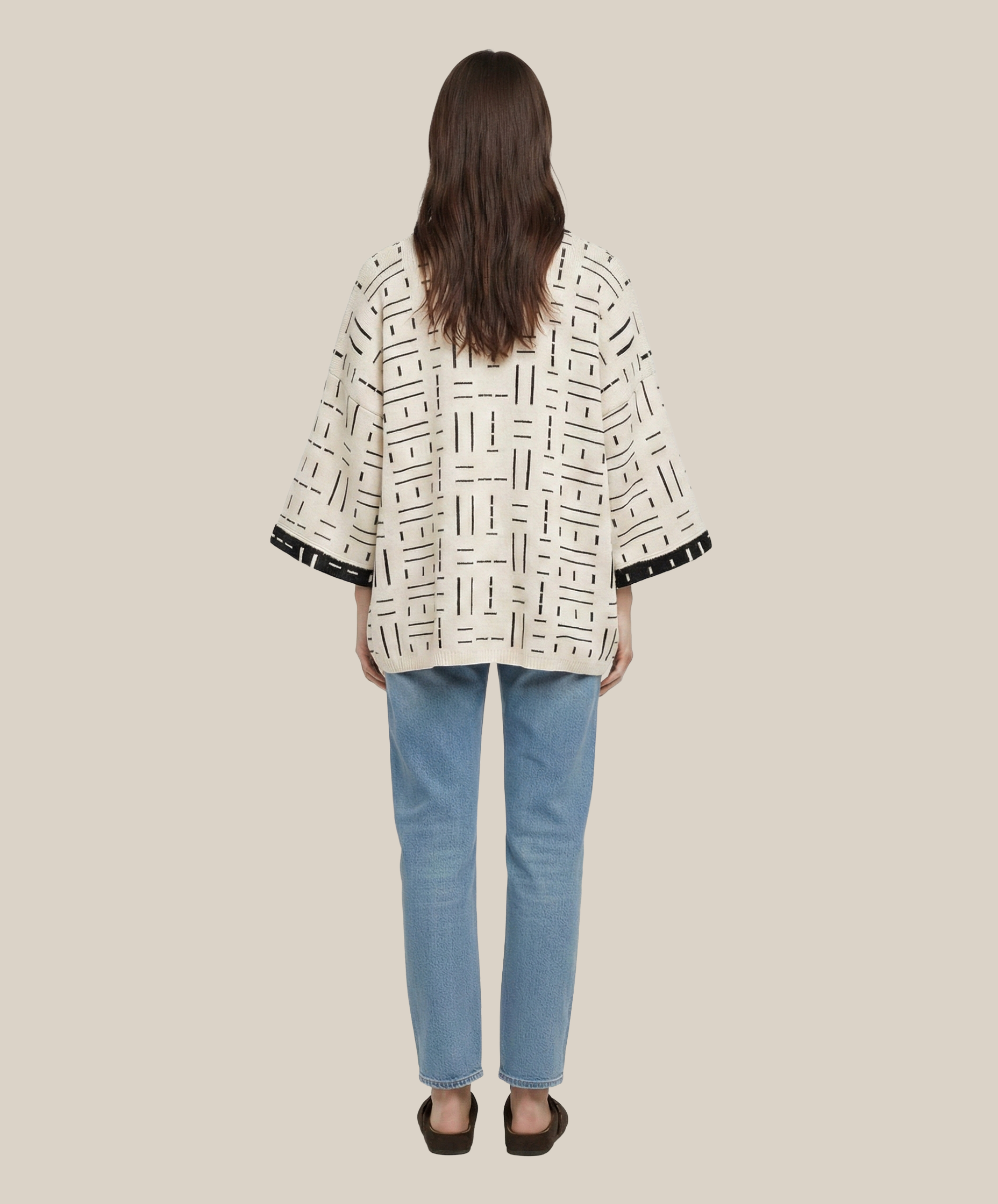 Tenoch Ash & Black Lounge Robe