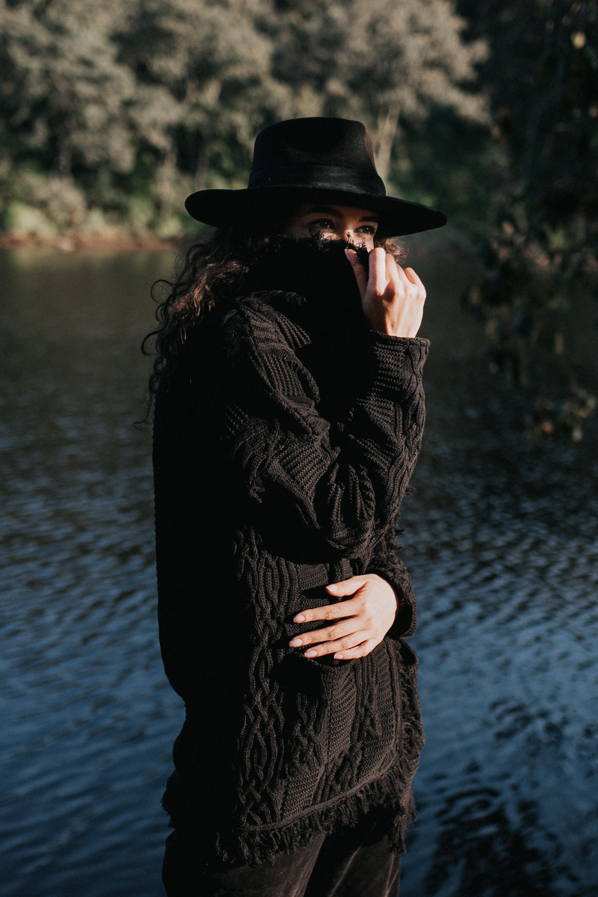 Equinox Black V-Neck Heritage Cardigan