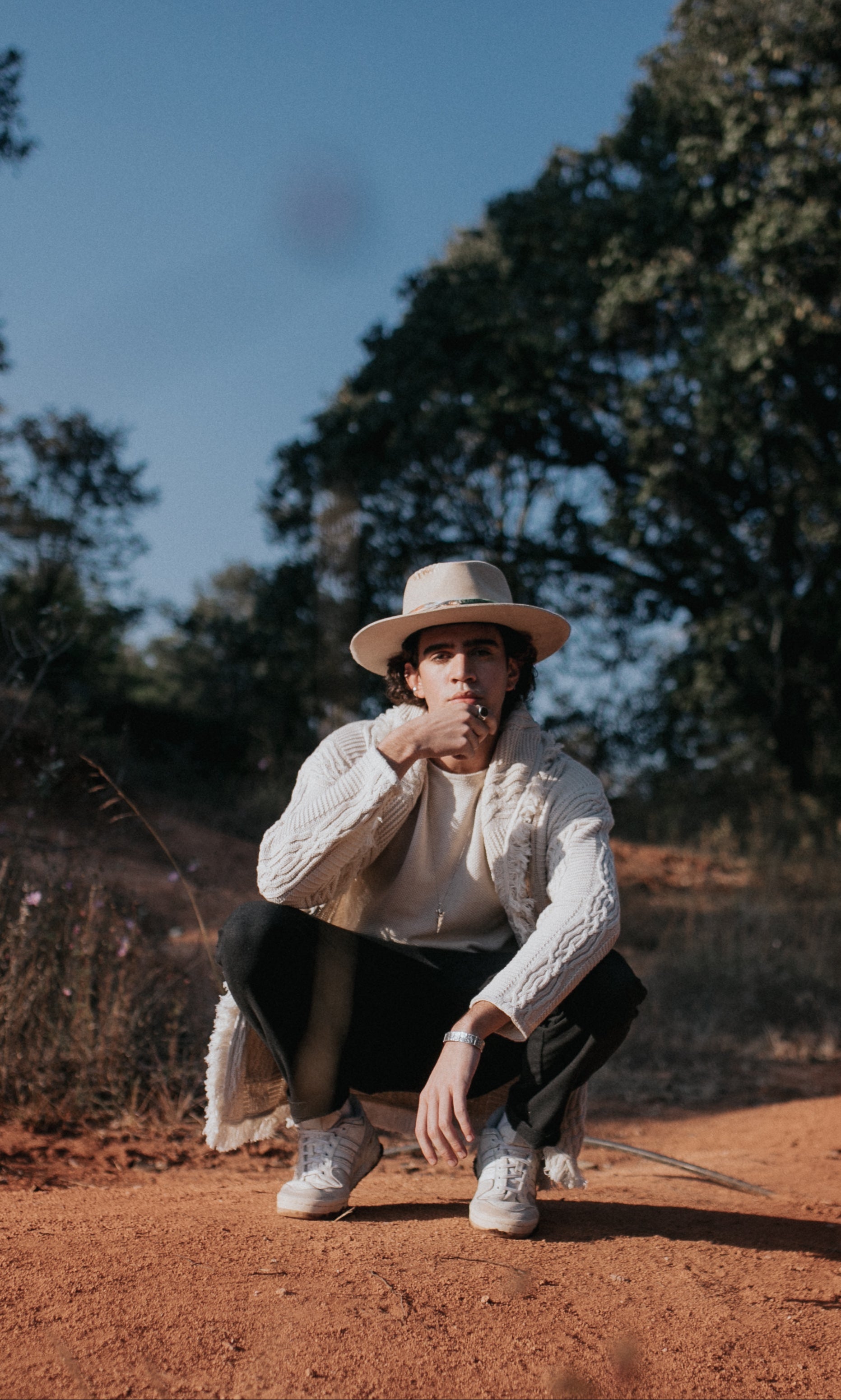 Solstice Ash White V-Neck Heritage Cardigan