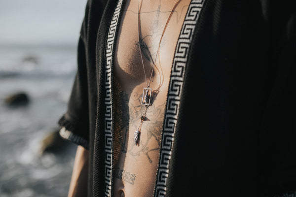 Yoru Kimono With Hoodie