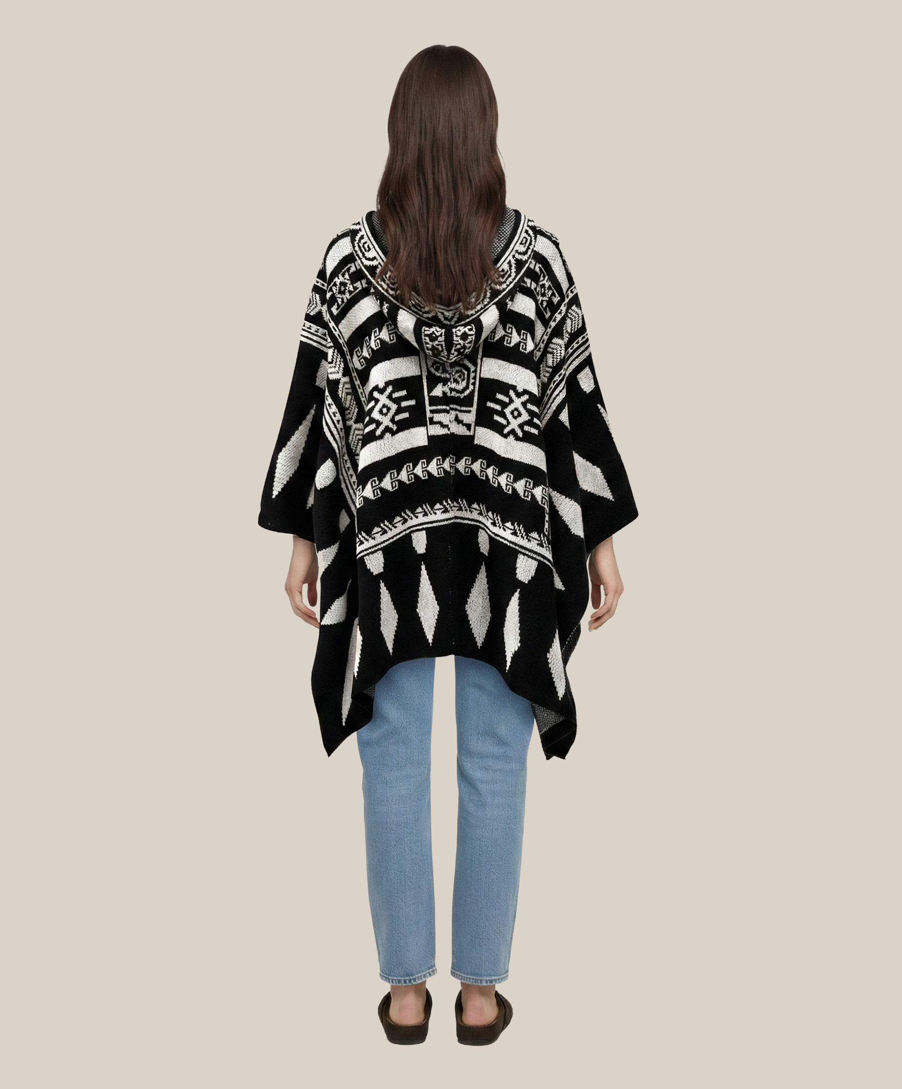 Echoes Hoodie Poncho