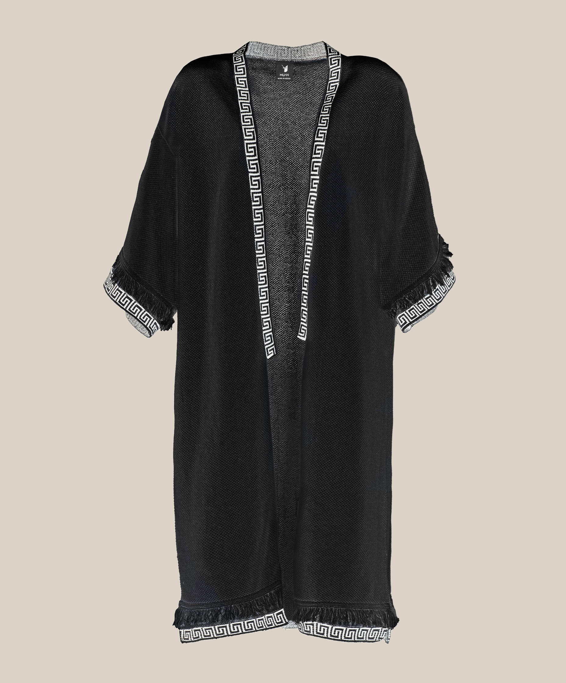 Yoru Black Cape Kimono