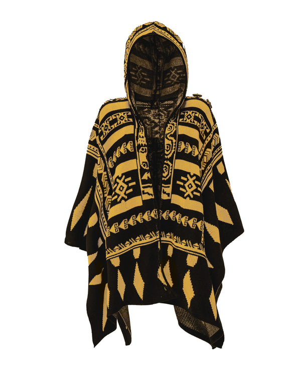 Kukulkan Hoodie / Black &amp; Groc (Pre-sale ends September 6)