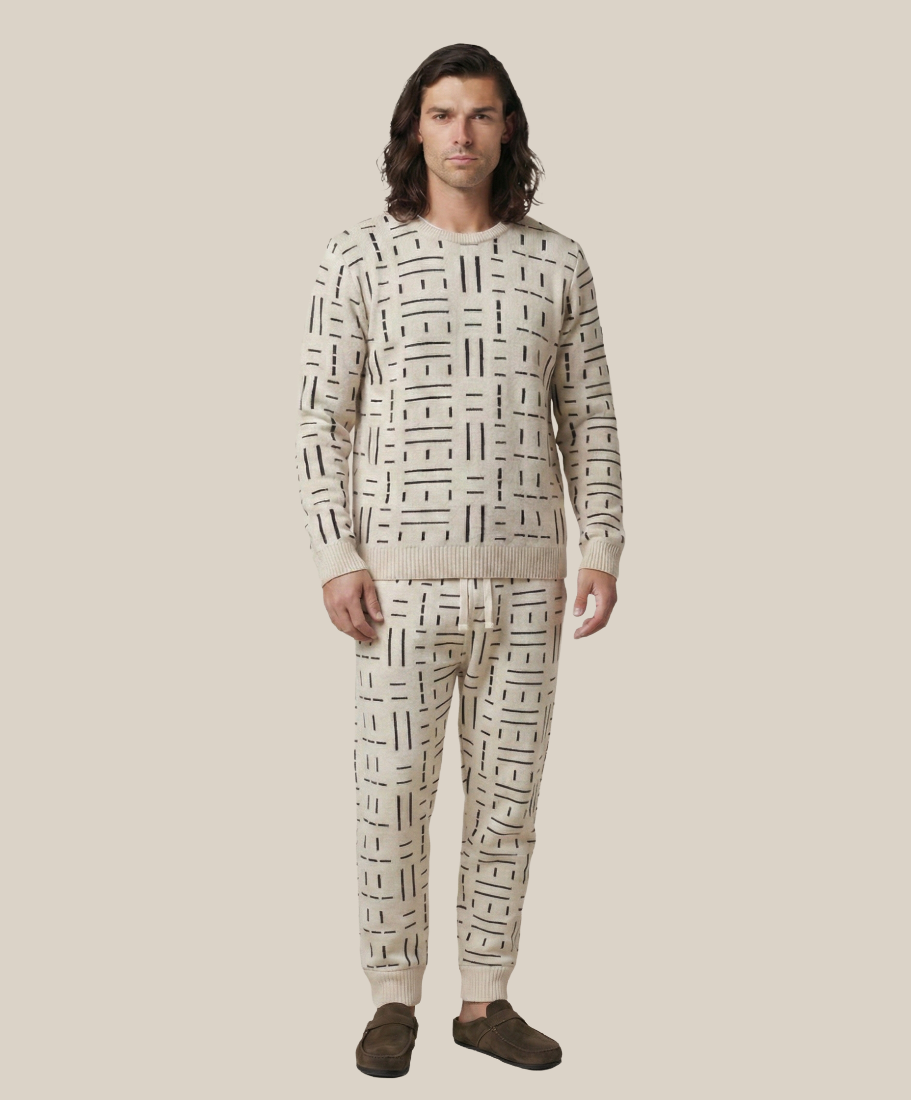 Tenoch Ash & Black Lounge Trousers