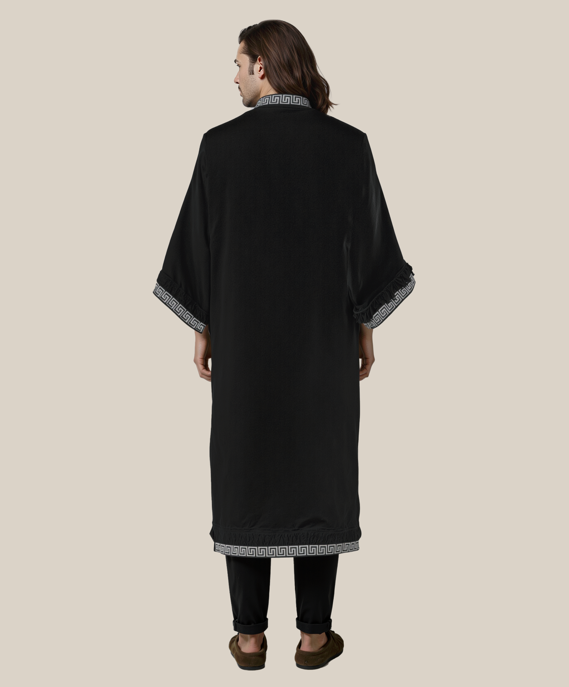 Yoru Black Cape Kimono