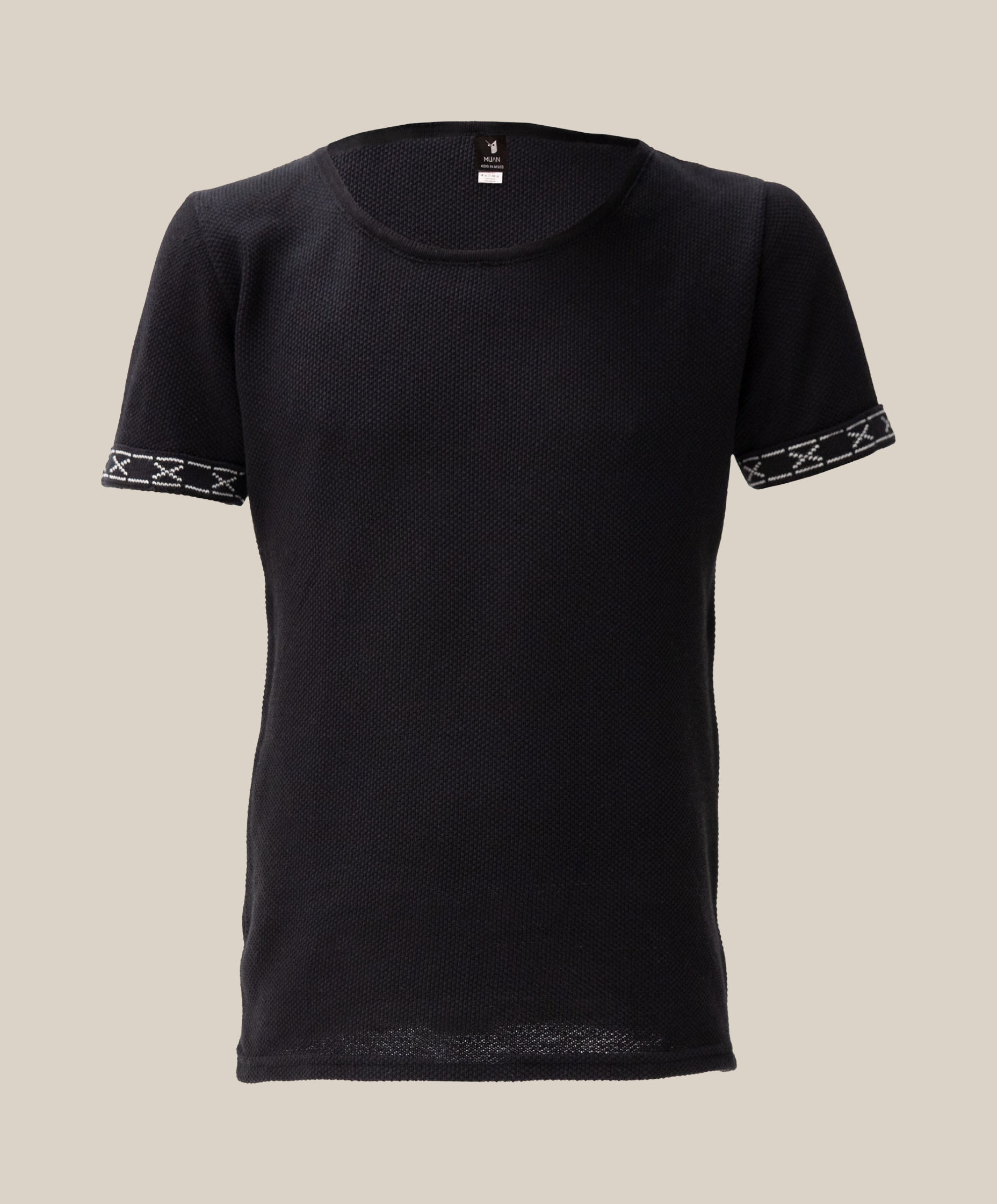 Silence Black Light-Knit Shirt