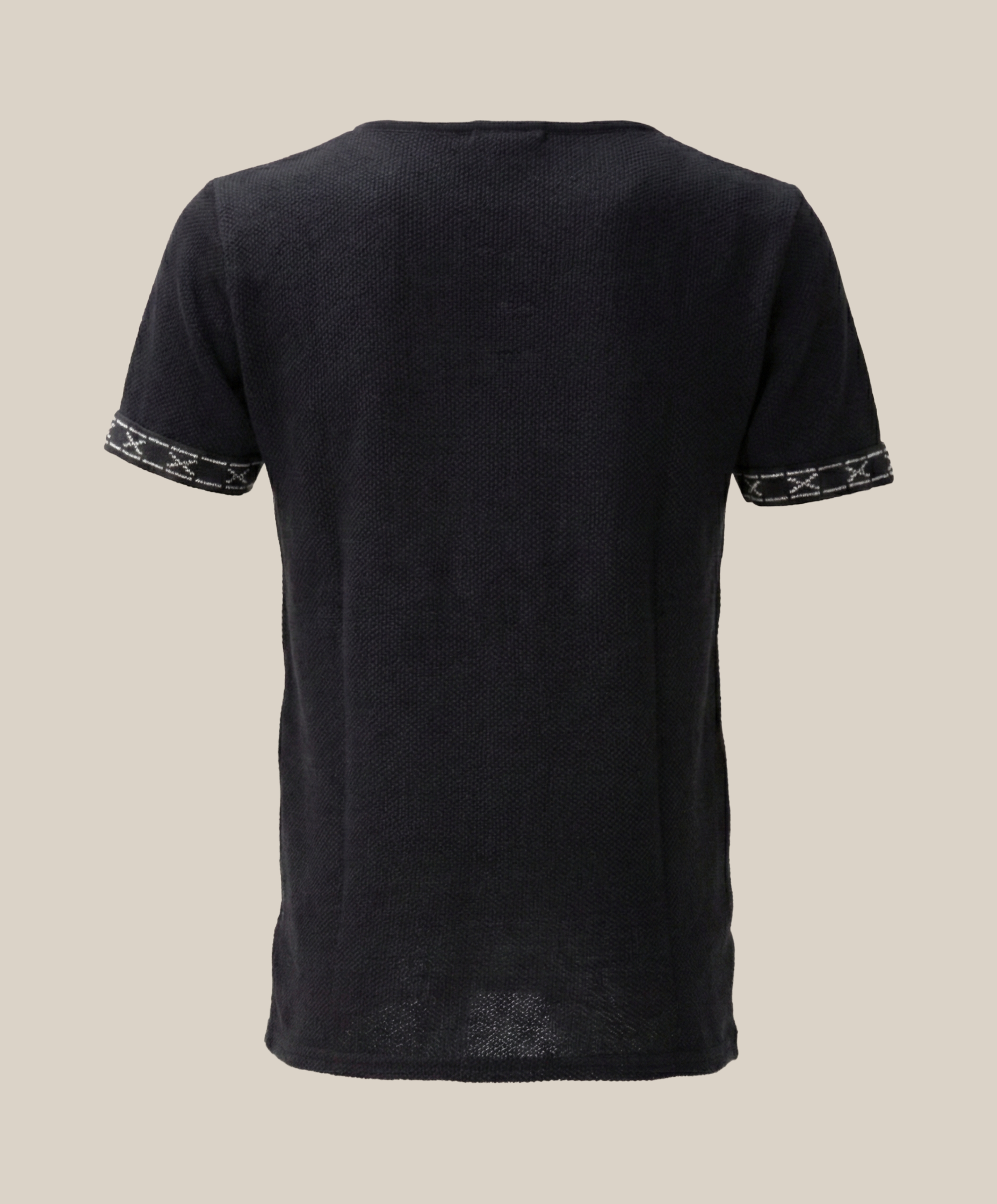 Silence Black Light-Knit Shirt