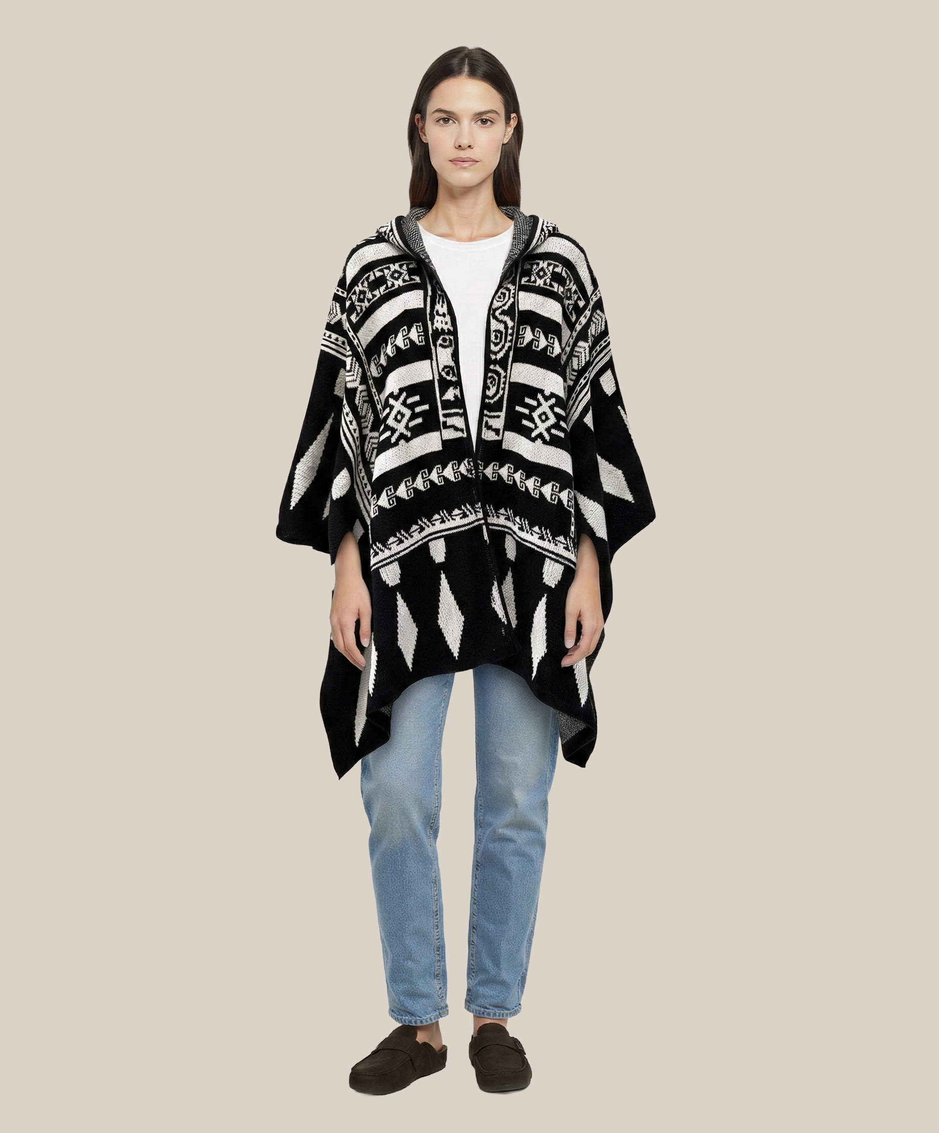 Echoes Hoodie Poncho