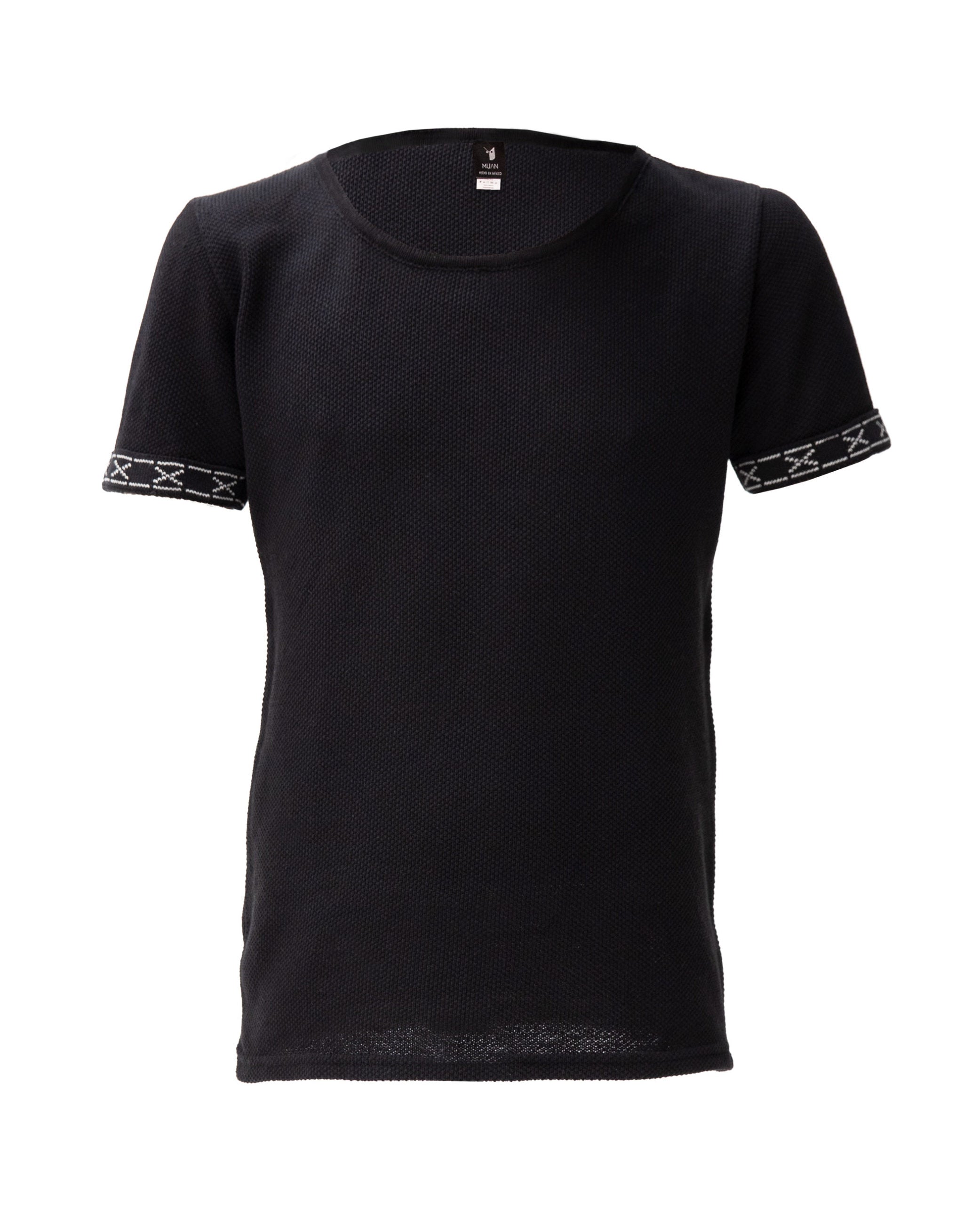Silence Black Light-Knit Shirt